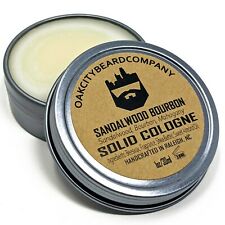 Oak City Beard Co. Sandalwood Bourbon Solid Cologne 1oz