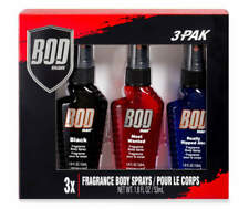 Bod Man Trio Body Spray Gift Set Black Most Wanted Really Ripped Abs
