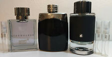 starter lot of 3 Mont Blanc Explorer Legend Starwalker. 5mL glass samples.