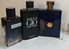 starter lot of 3 Acqua Di Gio Profumo Dylan Blue Y EDP. 5mL glass samples.