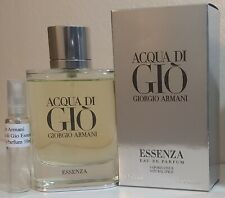 Giorgio Armani Acqua Di Gio Essenza Eau de Parfum. 10mL sample. Batch #38N000