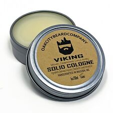 Oak City Beard Co. Viking Solid Cologne Vetiver Cedarwood Citrus 1oz