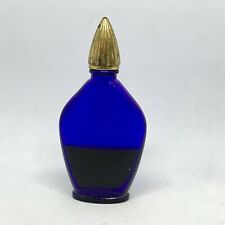 Vintage Evening In Paris Eau De Toilette Cobalt Blue Perfume Bottle 1 3 Full