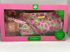 Nwts Lilly Pulitzer Wink Eau De Perfume Wristlet Set Pink Butterflies