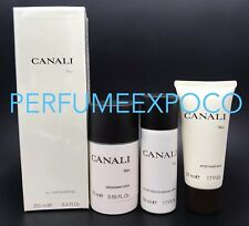 Canali Men Cologne 5pc Set 1.7 Spr Aftershave Balmgeldeodorant Stktravel Bag