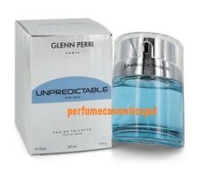 NIB UNPREDICTABLE by GLENN PERRI FOR MEN 3.4 OZ 100 ML EAU DE TOILETTE SPRAY