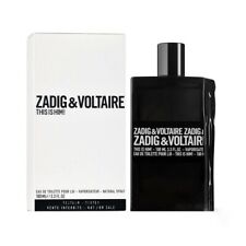 This is Him Zadig Voltaire Men 3.3oz 100ml EDT Spray *NEW IN TESTER BOX*