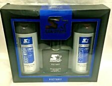 Starter Victory Mens Gift Set.. Cologne Body Wash Shampoo Conditioner