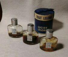 Vintage Lucien Lelong RARE TOUT LELONG Collection 3 French Fragrances