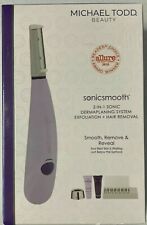 Michael Todd Sonicsmooth 2 in 1 Sonic Dermaplaning Kit Hair Removal NEW SEALED