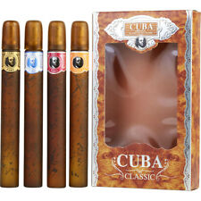Cuba Classic 4 Piece Variety Set 4 X 1.17 Oz EDT Cologne For Men