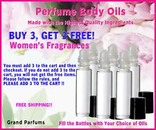 Womens Body Oil Designer Type Fragrance Perfume Oil 10ml Roller Buy 3 Get 3 Free
