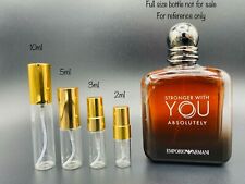 EMPORIO ARMANI STRONGER WITH YOU ABSOLUTELY . TRAVEL ATOMIZER … SPRAY BOTTLE