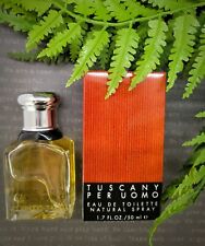 TUSCANY Per UOMO For Men EDT Spray 1.7 Oz. Made In England OLD FORMULAR RARE