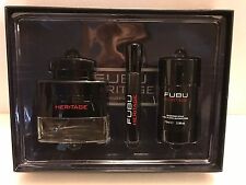 Fubu Heritage For Men Set: 3.4 Oz EDT 0.5 Oz EDT 2.5 Deodorant Stick