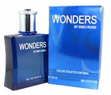 Wonders Blue for Men By Enzo Rossi Eau De Toilette Spray 3.4 oz 100 ml New