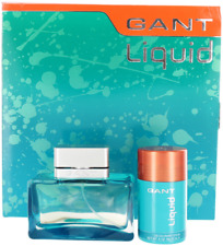 Gant Liquid By Gant For Men Set: EDT Spray 1.7oz Deodorant Shopworn