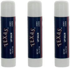 Texas Rangers For Unisex Combo Pack: Lip Balm 0.45oz 3×0.15oz Bottles