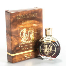 Weil Secret de Venus Huile Parfumee Perfumed Body Oil 20ml .7OZ Vintage