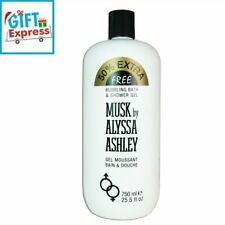 Musk By Alyssa Ashley 25.5 Oz Bubbling Bath Shower Gel For Women