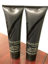 Lot Of 2 X V Valentino Pour Homme 1.6 Fl Oz 50 Ml Hair Body Wash Rare Item