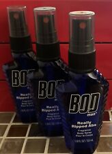 3 Lot Really Ripped Abs Body Spray By Bod Man Parfums De Coeur 1.8 Oz = 5.4 Oz