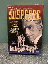 Suspense The Lost Episodes Dvd 2007 4 Disc Set Boris Karloff