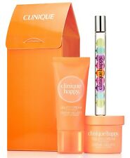 Clinique 3 Pcs Happy Treats Set Perfume Spray Gelato Hand Cream Body Cream