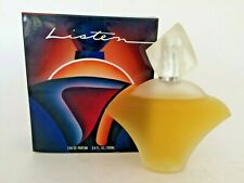 Listen By H. Alpert Company Perfume Women 3.4oz 100m Eau De Parfum Spray Vintage