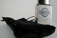 Grigio Perla Collectible Miniature Edp Metal Flask With Pouch 10 Ml