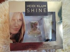Heidi Klum SHINE Eau de Toilette Spray .5 fl oz Body Lotion 2.5 fl oz Gift Set