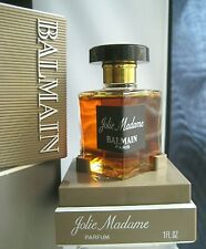 ï¿½ï¿½ï¿½ï¿½Vintage 1970s Parfum 1 Oz Pure Perfume 28ml Balmain Jolie Madame