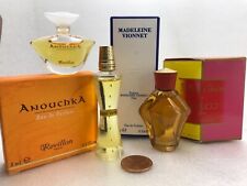 Rare Lot of 3 Women MINI Perfumes REVILLON ANOUCHKA MADELEINE VIONNET CAPUCCI