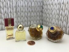 Rare VTG Lot of 4 FABERGE MINI Perfumes GRACE de MONACO IMPERIAL PARTAGE BABE