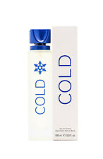 Cold By Benetton Cologne For Men 3.3 Oz Brand In Retail Box