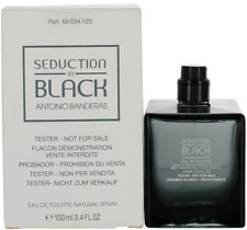 Seduction In Black By Antonio Banderas For Men EDT Cologne Spray 3.4oz Tester