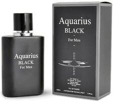 Aquarius Black Mens Designer Impression 3.4 Oz EDT Cologne By Mirage Brands