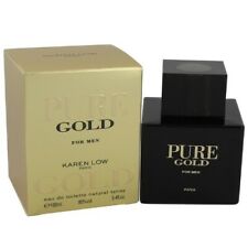 Pure Gold by Karen Low 3.4 oz EDT Cologne for Men