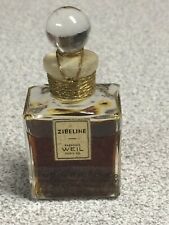 Vintage ZIBELINE Parfums WEIL PARIS Co 1 5 oz Extrait ? Sealed *RARE*