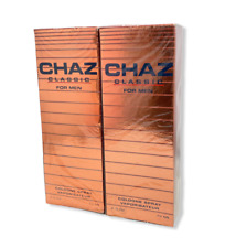 Chaz Classic For Men Cologne Spray 2.5oz. 75ml Lot Of 2