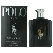 Ralph Lauren POLO BLACK for Men Eau de Toilette Spray 4.2 MENS Cologne