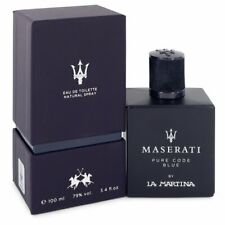 Maserati Pure Code Blue By La Martina 3.4 Oz Eau De Toilette Spray For Men