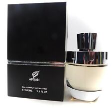 Afnan Rare Carbon Parfum 3.4oz Sexy Leather Cologne Perfume 8 Hours Long Lasting