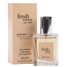 Philosophy Fresh Cream Soft Suede Spray Fragrance EDT 0.5 Oz