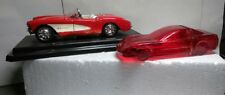 Chevrolet Red Corvette 2 Pieces Set Original Formula Super Rare Low Fill