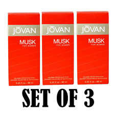 Jovan Musk For Women 3.25 Oz 86 Ml Cologne Spray Set Of 3