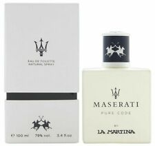 La Martina Maserati Pure Code EDT Spray For Men 3.4 Oz 100 Ml Brand Item