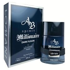 Lomani Ab Spirit Millionaire Dark Fusion Edp Spray For Men 3.3 Oz 100 Ml