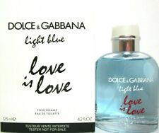 Dolce Gabbana Light Blue Love Is Love EDT For Men 4.2 Oz 125 Ml Tester