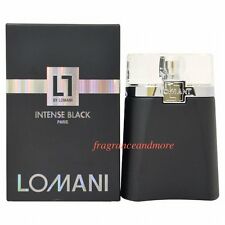 Lomani Intense Black Cologne For Men 3.3 Oz 100 Ml Eau De Toilette Spray